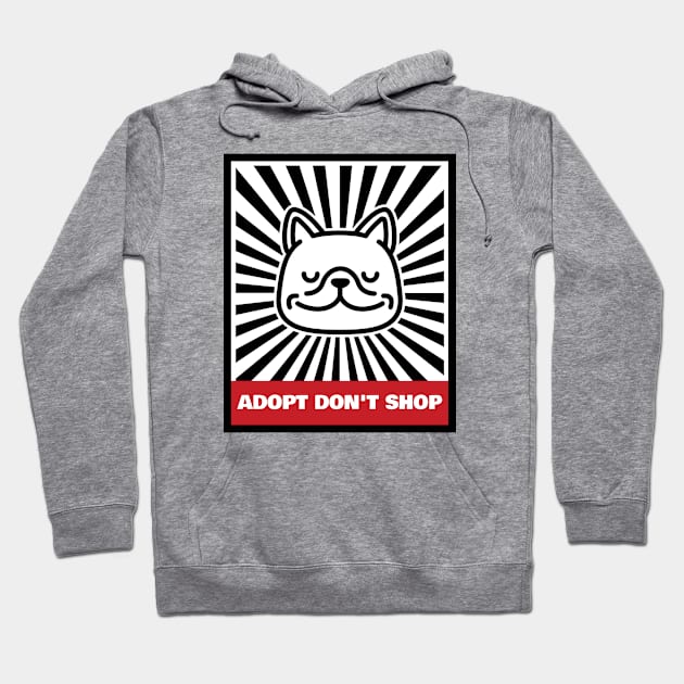 Adopt Don't Shop Hoodie by LiunaticFringe